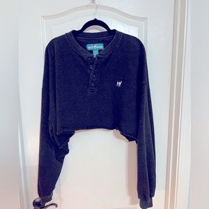 Vintage BIG DOGS cropped sweater